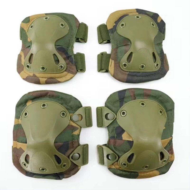 Mountain Biking Elbow Pads - 야외 전술 보호 기어 세트, 무릎