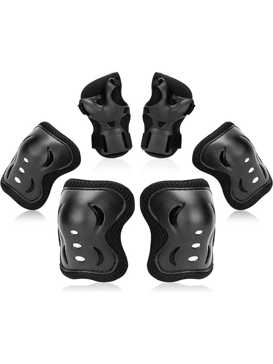 Mountain Biking Elbow Pads - 3-15세 어린이를 위한 6PCS 보호 장비