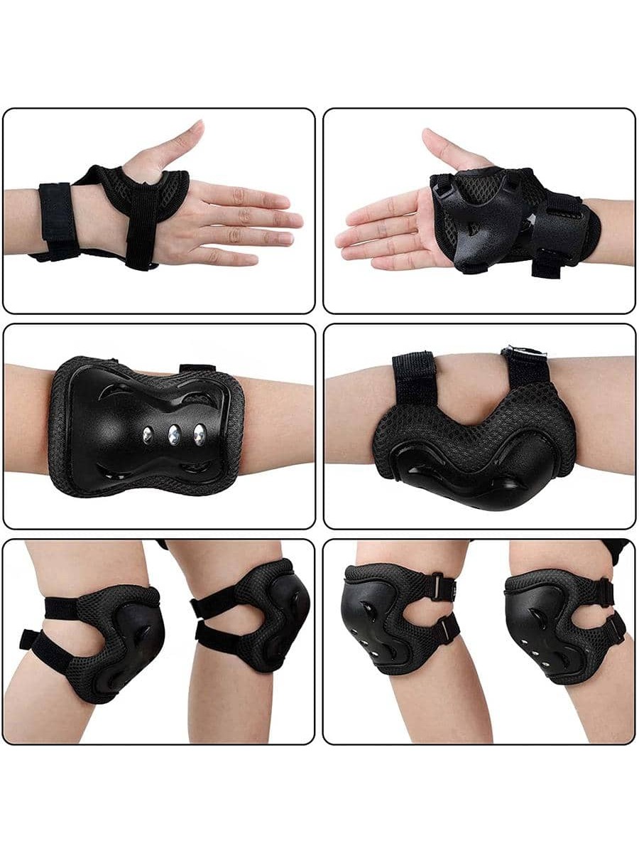 3-15세 어린이를 위한 6PCS 보호 장비 세트, 스 - Mountain Biking Elbow Pads 리뷰 및 가격